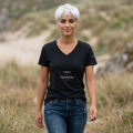 TODAY > TOMORROW - Women's Relaxed Heather CVC V-Neck Tee