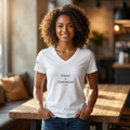 TODAY > TOMORROW - Women's Relaxed Heather CVC V-Neck Tee