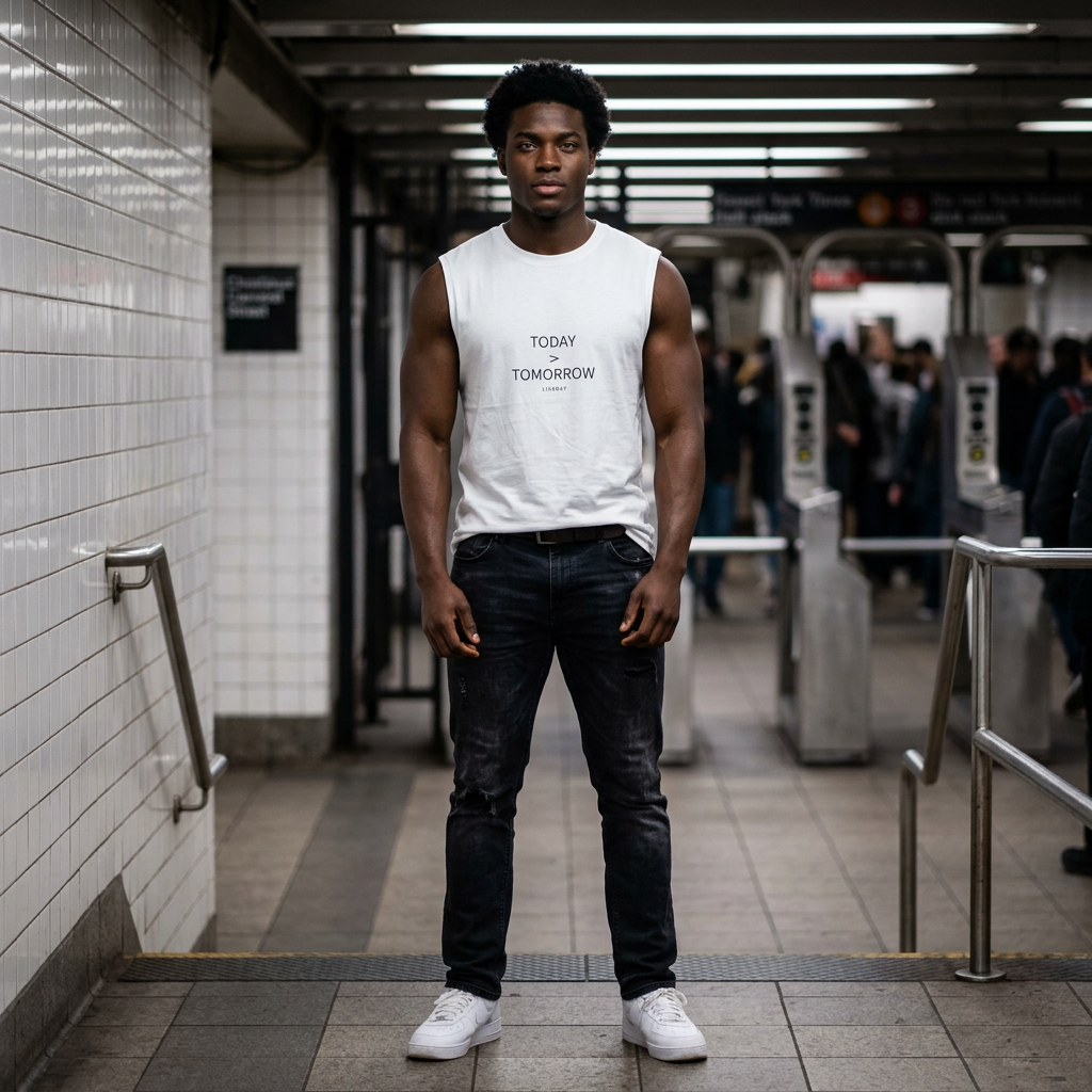 TODAY > TOMORROW - Unisex Jersey Muscle Tank
