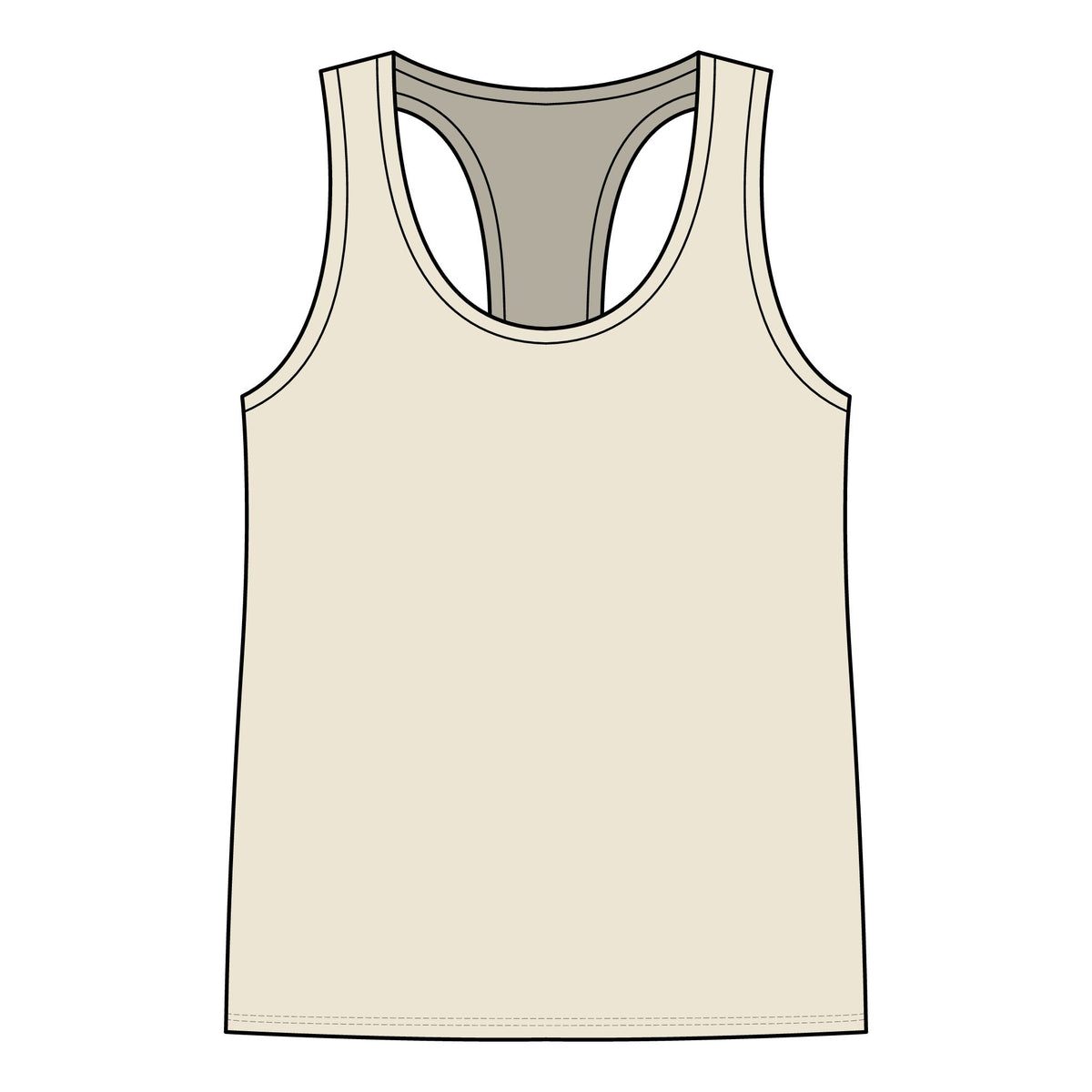 Racerback Tank  Today > Tomorrow  Minimalist Motivational Tank Top