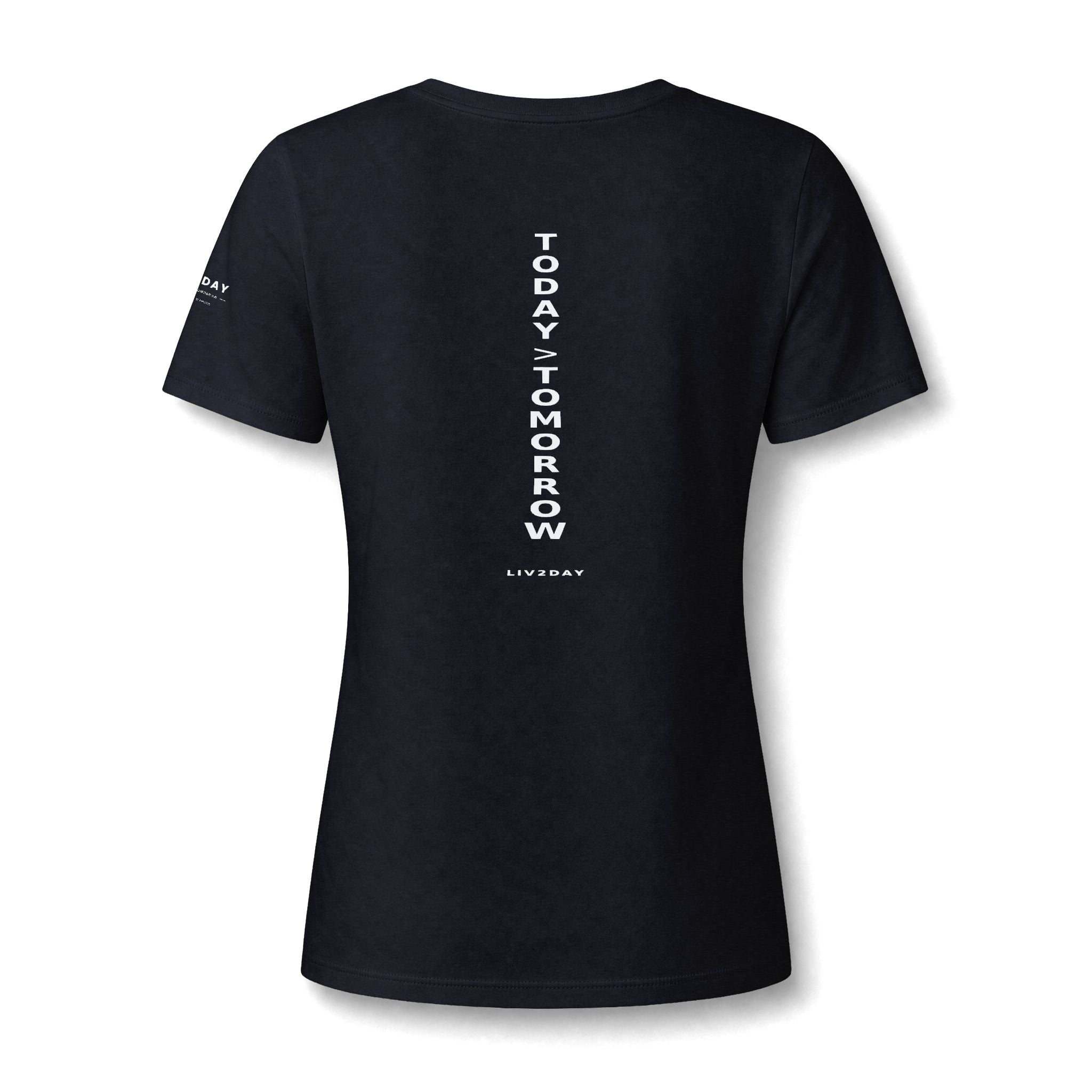 TODAY > TOMORROW - Women's Relaxed Heather CVC V-Neck Tee