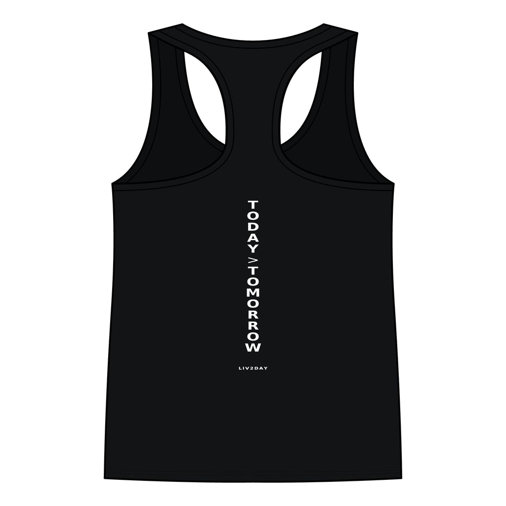 TODAY > TOMORROW - Women's Jersey Racerback Tank