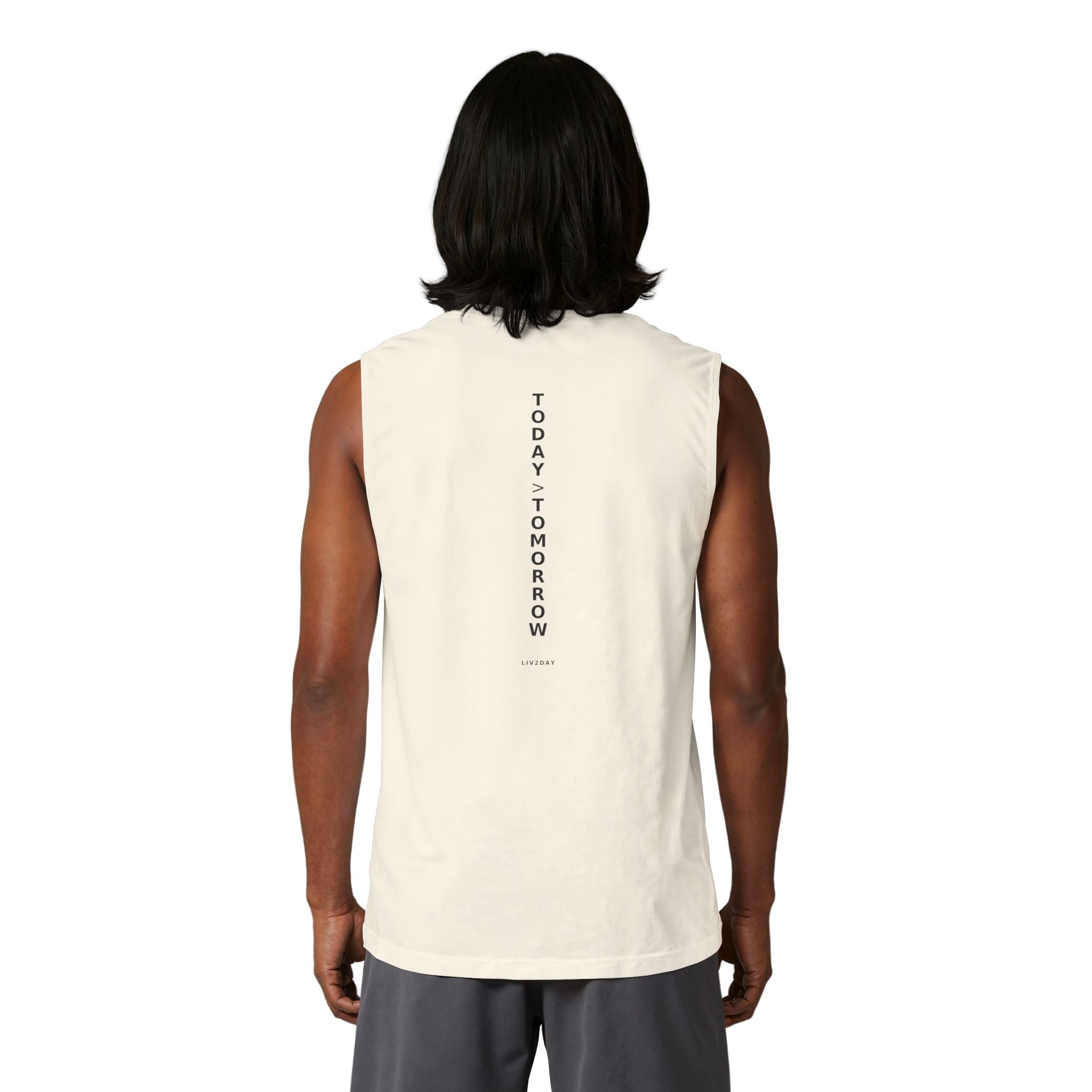 TODAY > TOMORROW - Unisex Jersey Muscle Tank
